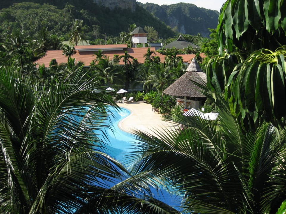 Blick vom Balkon Aonang Villa Resort