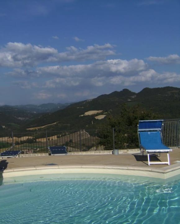 Panorama Poolanlage Hotel Fortebraccio