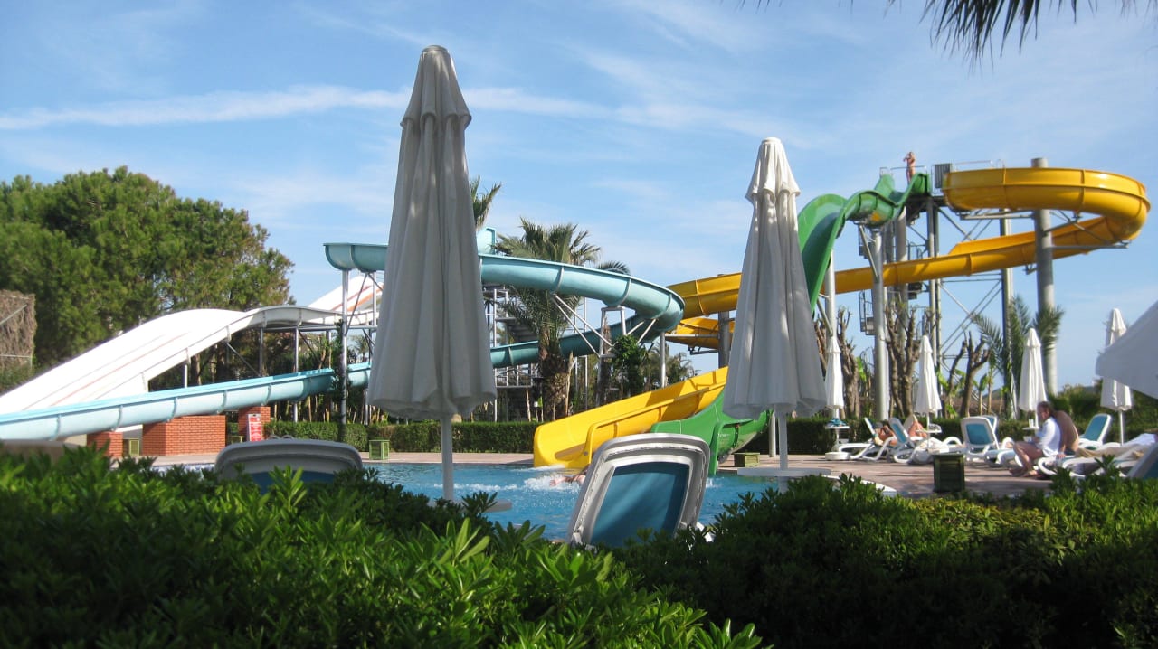 Rutschenanlage war schon in Betrieb Paloma Oceana