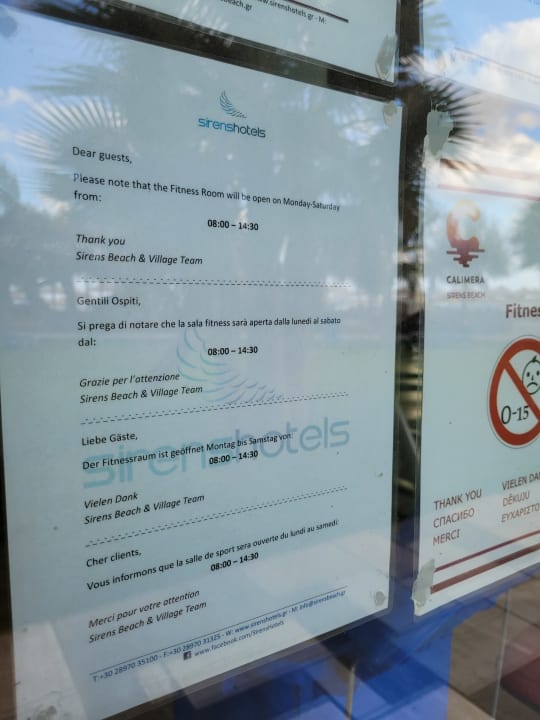 Sport & Freizeit Calimera Sirens Beach