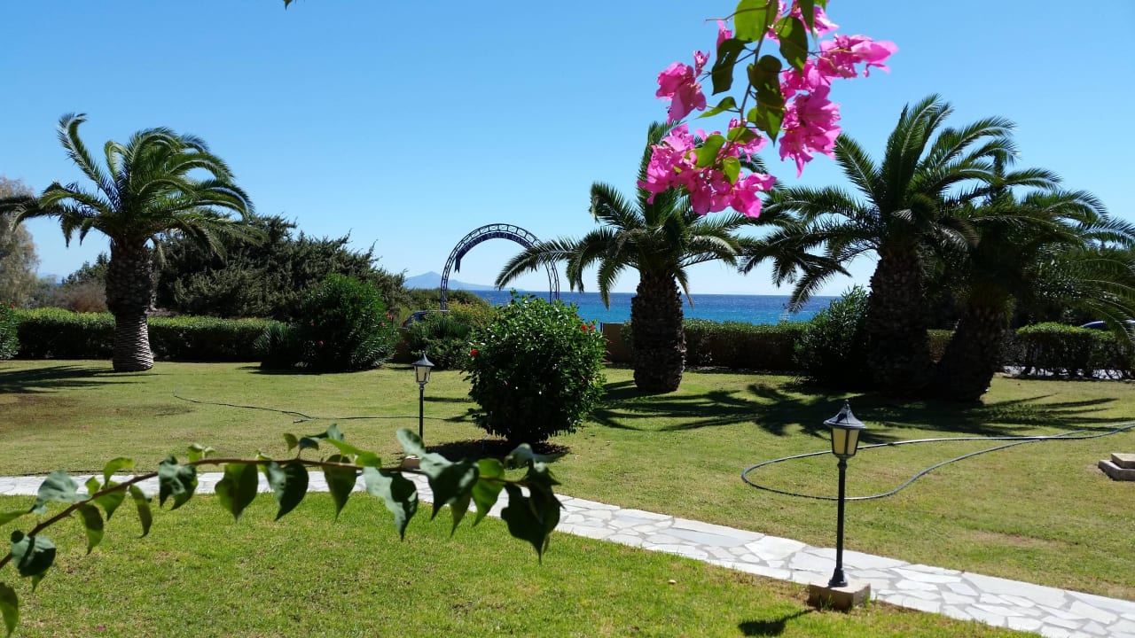 Blick vom Zimmer Porto Bello Beach