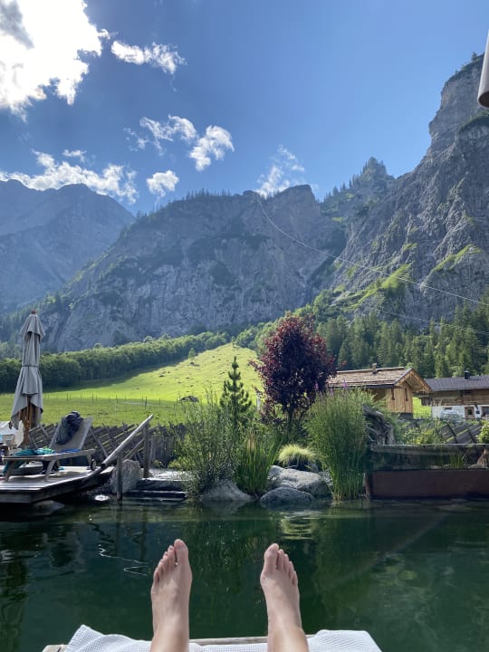 Ausblick Gramai Alm alpengenuss & natur spa