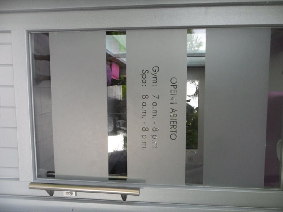 Öffnungszeiten vom Fitnesscenter Hotel Riu Tequila