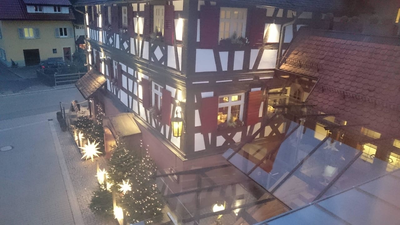 Eingangsbereich von oben Hotel Ritter Durbach