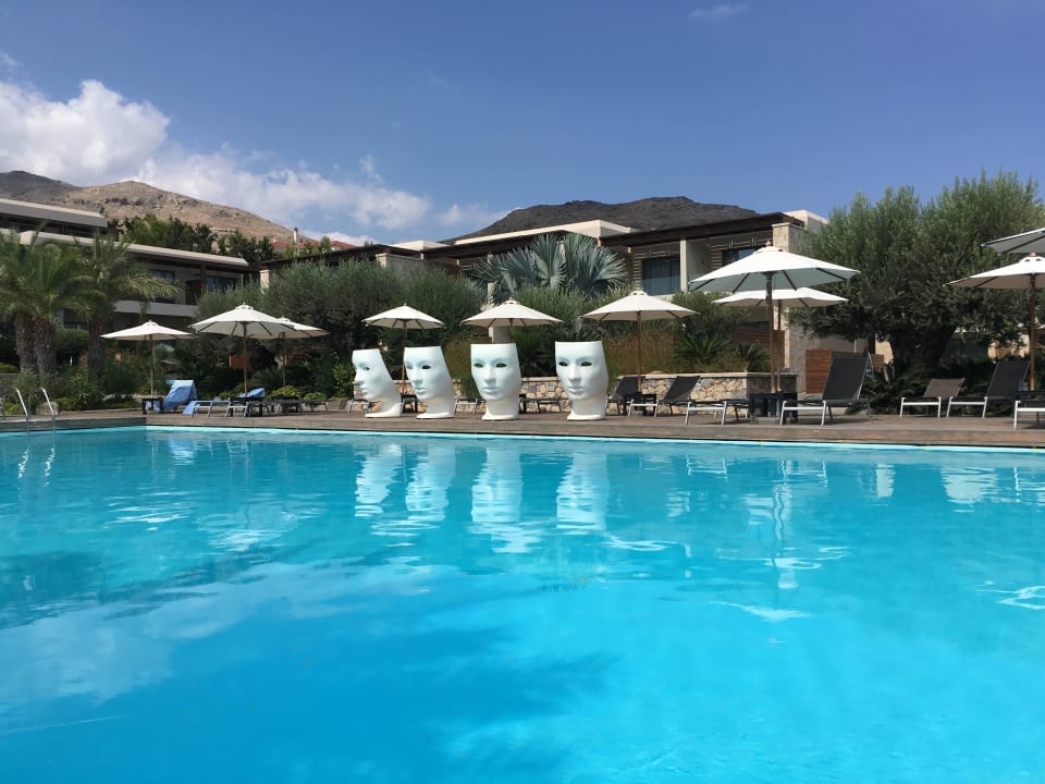 Toller Pool mit Sitzgelegenheiten Aquagrand Artistic Luxury Beach Resort - Adults only