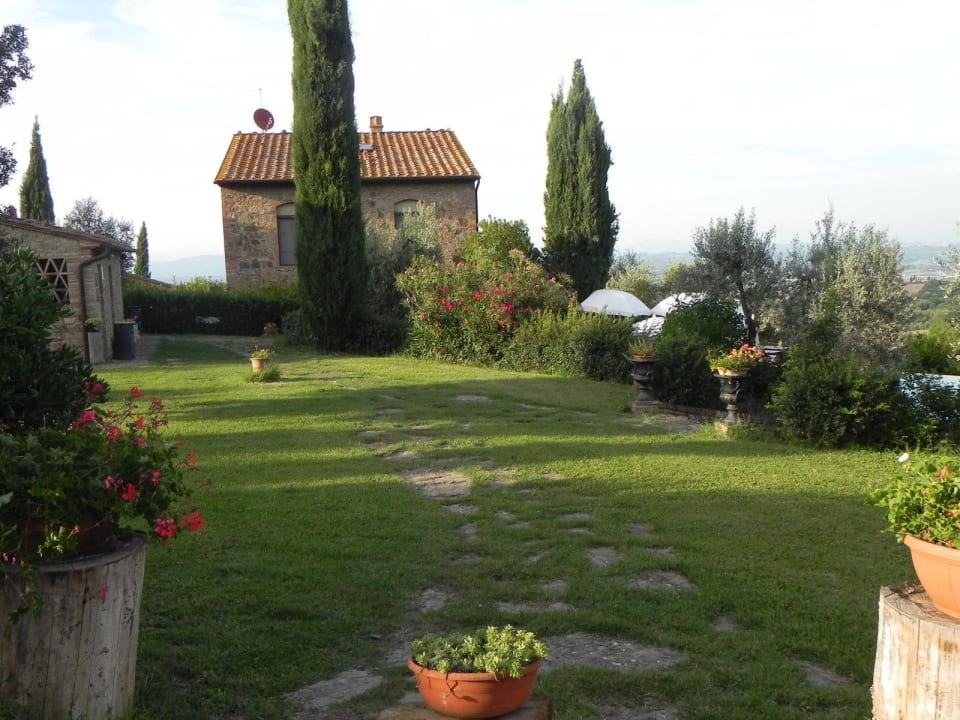 Eingangsbereich Agriturismo Rigone in Chianti