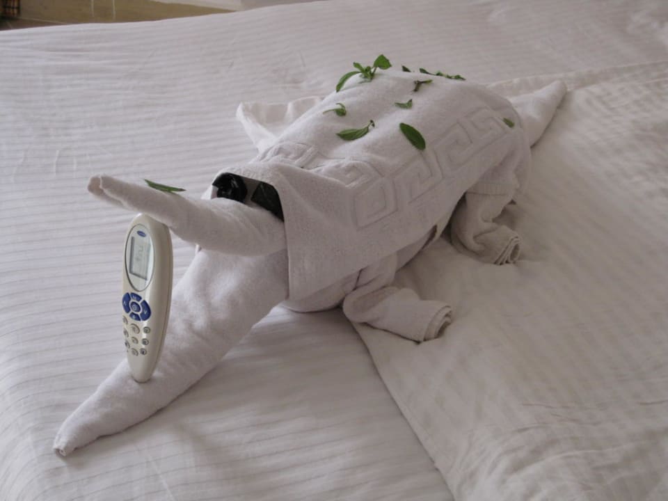 Handtuchdekoration Beach Albatros Resort