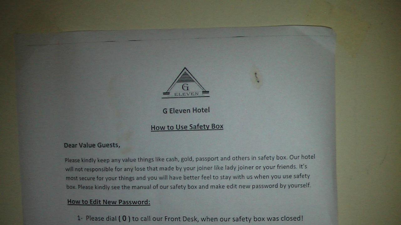 Zimmer G Eleven Hotel