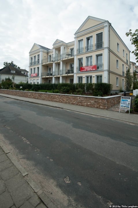 Straßenansicht Ferienwohnungen Dünenpalais Ahlbeck