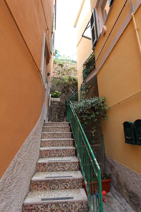 Treppe zur Eingangstür Ca' de Gianchi Rooms and Apartment