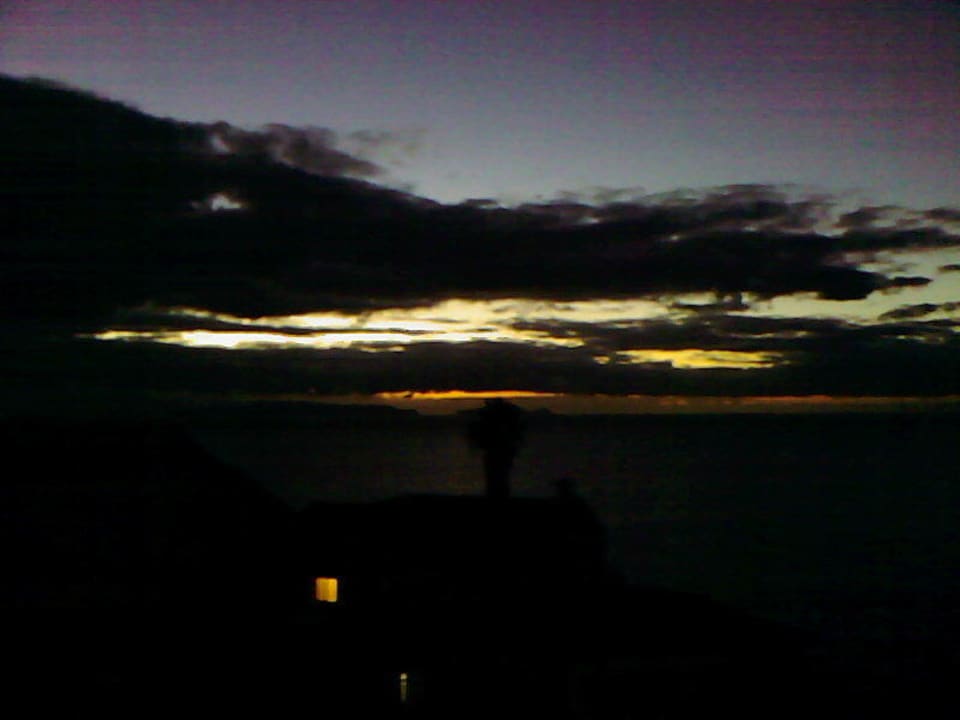Meerblick nachts Hotel Cais da Oliveira