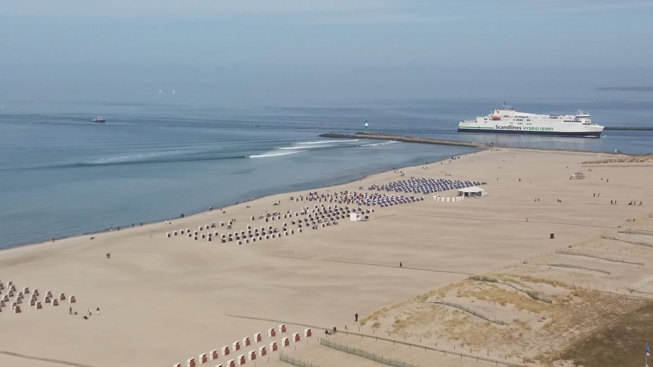 Blick vom Balkon Hotel Neptun