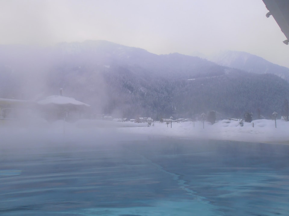 Beheizter Außenpool Hotel Edenlehen