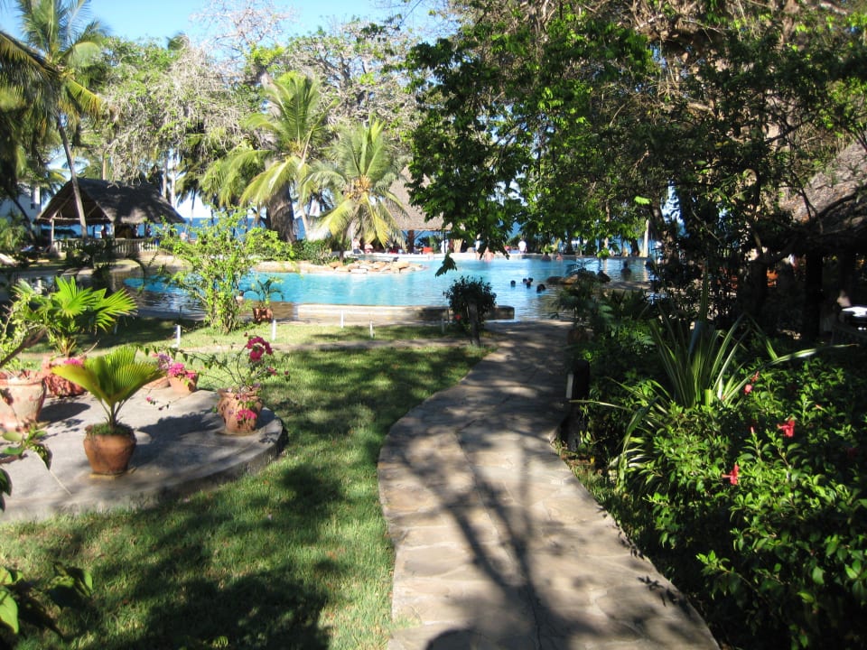 Weg zum Pool Hotel Papillon Lagoon Reef