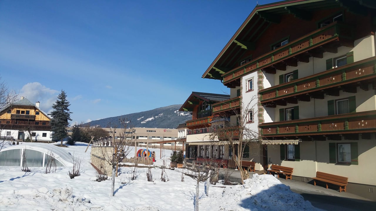 Sehr ruhiger Innenhof Hotel Taxerhof