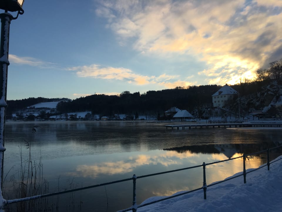 Ausblick Seeside Hotel Seewirt Mattsee