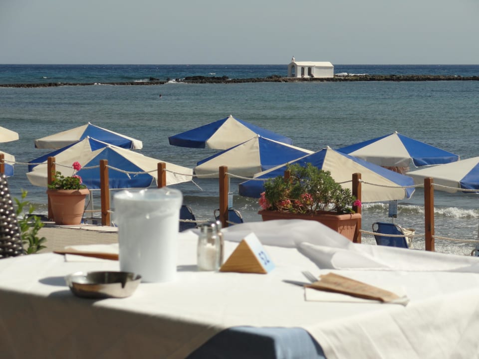 Blick beim Essen Hotel Corissia Princess