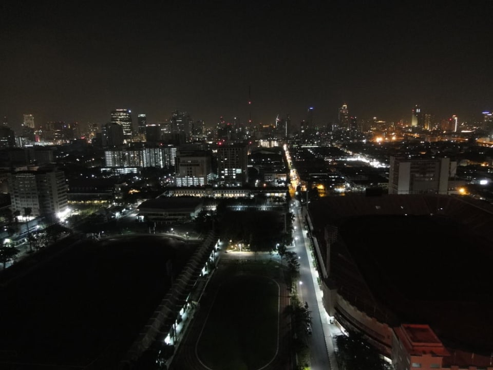 Blick von der Dach-Bar auf die Stadt Siam@Siam Design Hotel Bangkok