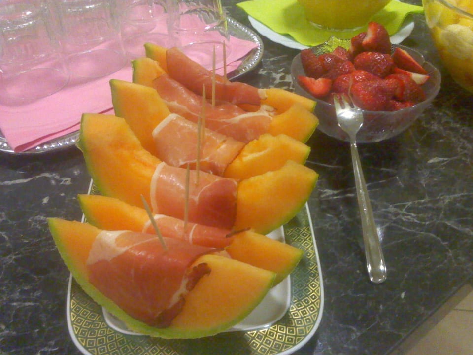 Melone mit Schinken Central Hotel Garni
