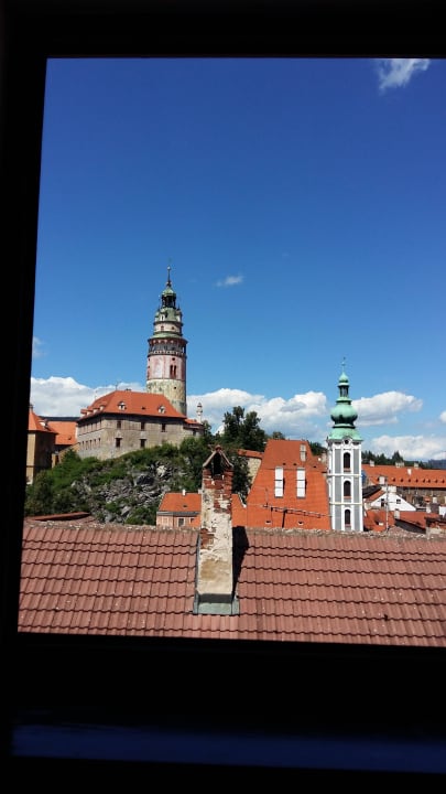 Ausblick von unserem Zimmer im 3. OG Hotel Grand