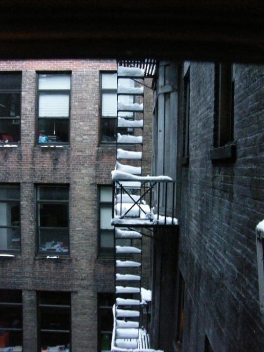 Blick aus Zimmer 1113 Hotel Wolcott
