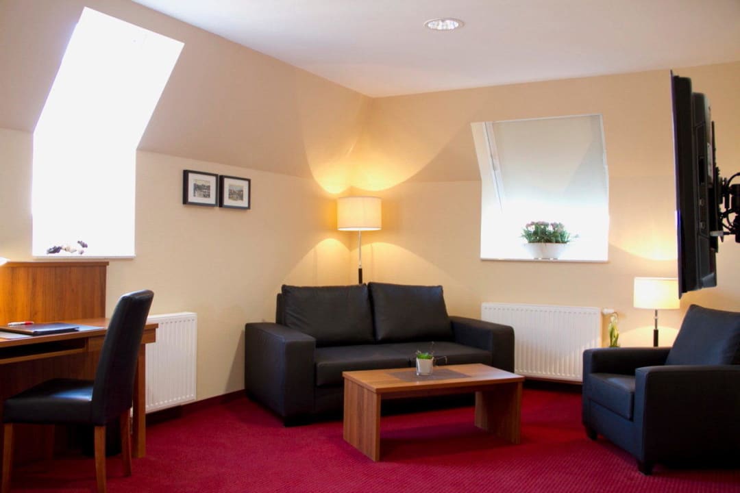 Maisonette-Appartement Wohnbereich Apart Hotel Villa Seebeck