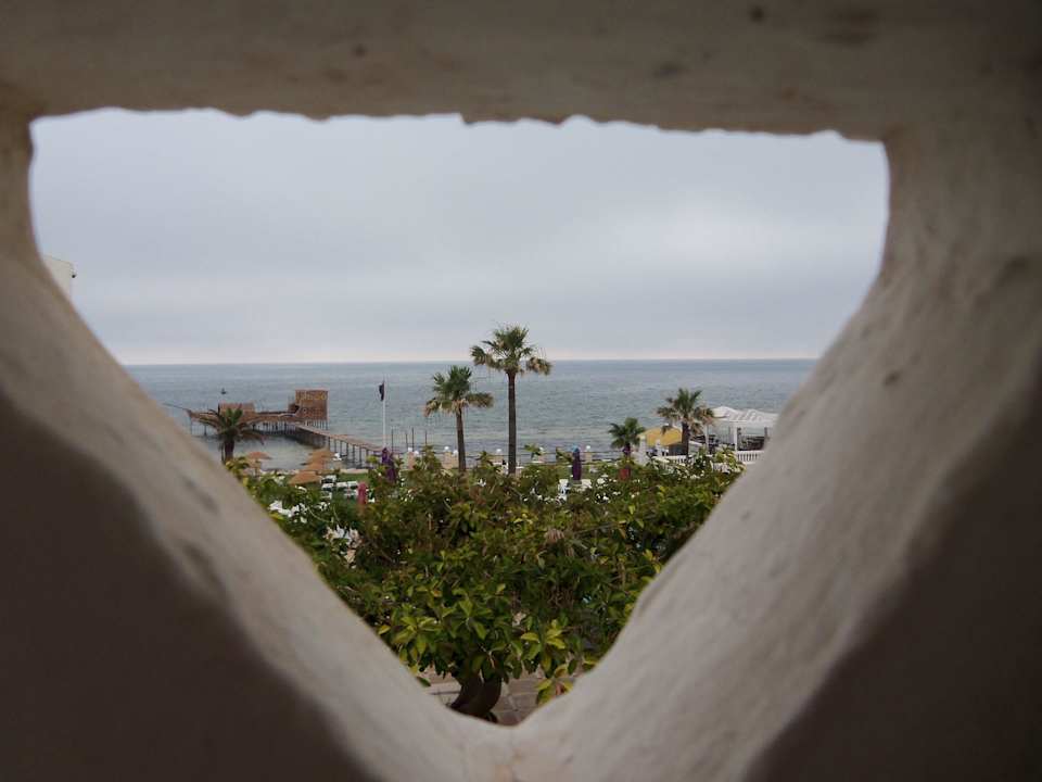 Blick aus Fenster von Zimmer 2027 Alassio Hotel and Thalasso