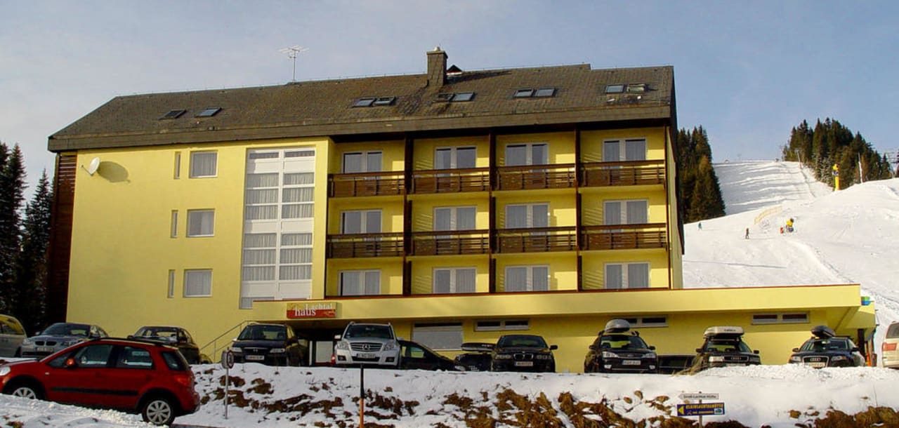 Winterbild Hotel Lachtalhaus
