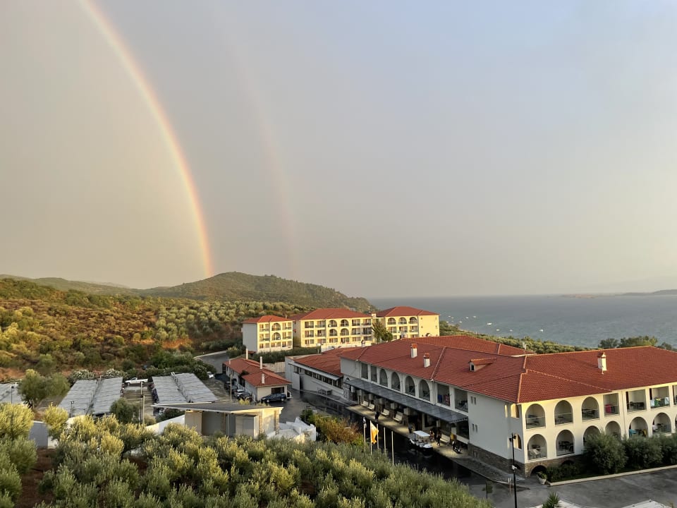 Ausblick Akrathos Beach Hotel