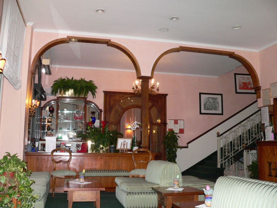 Eingangsbereich Hotel Miralago