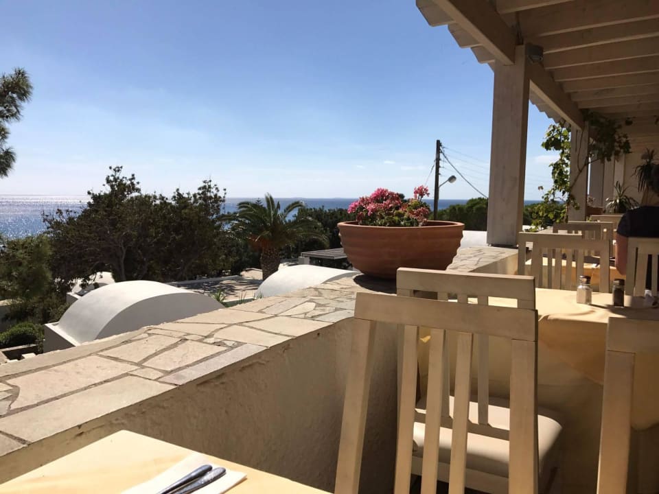 Ausblick beim Essen Hotel Kakkos Bay
