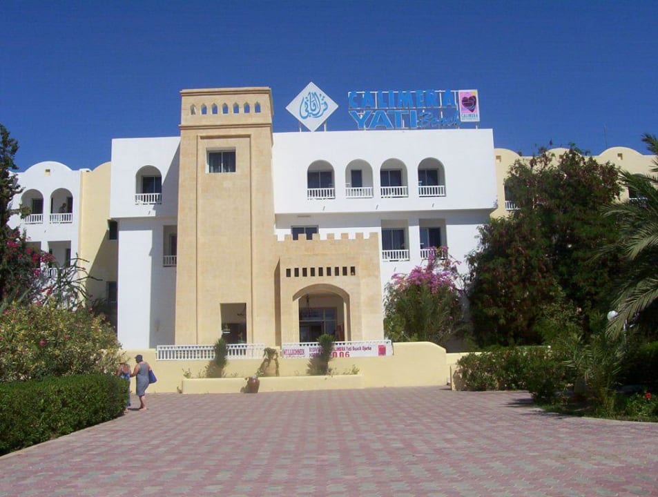 Hoteleingang Calimera Yati Beach