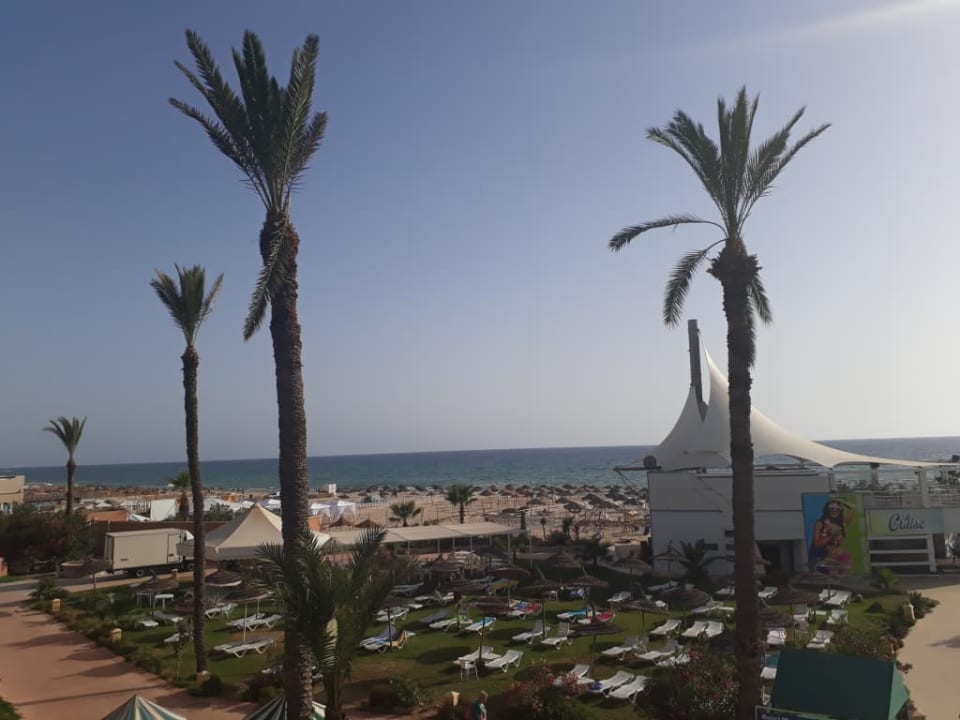 Widok z aquaparku Hotel Marabout