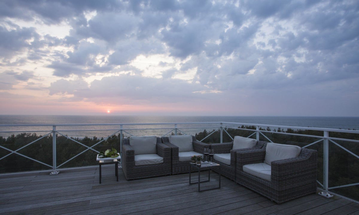 Gourmetrestaurant Ostseelounge - Terrasse Strandhotel Fischland