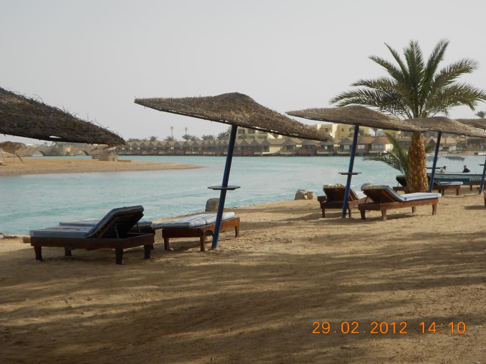Strand an der Lagune Sultan Bey Hotel, El Gouna