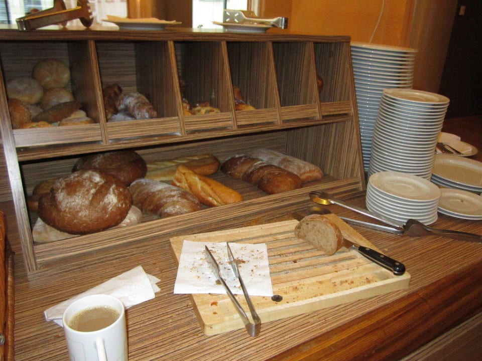 Brot und Gebäck am Büffet Hotel Novotel Vilnius