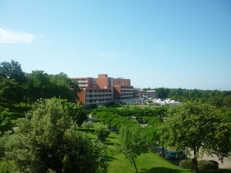 Aussicht vom Balkon Hotel Istra Plava Laguna