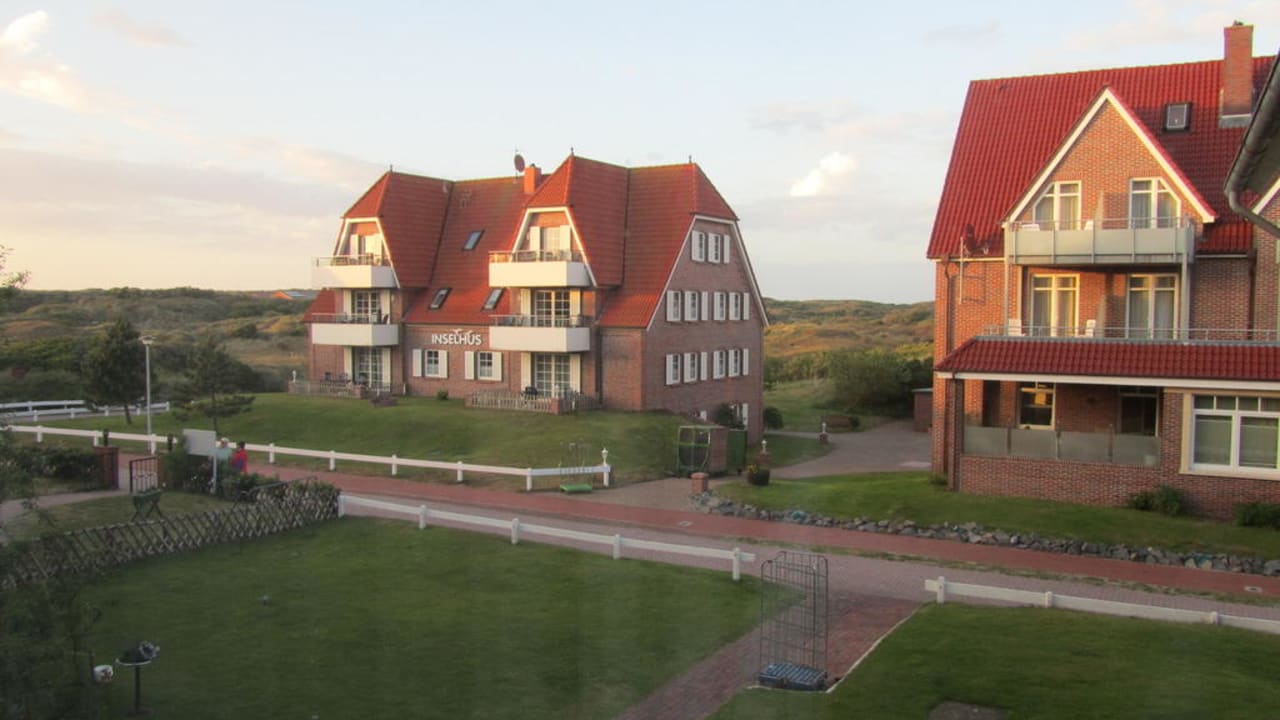 "Blick aus unserem Zimmer Nr.1" Hotel Strandburg (Baltrum