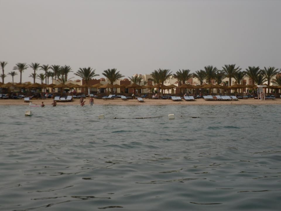 Sicht vom Tretboot SUNRISE Royal Makadi Resort
