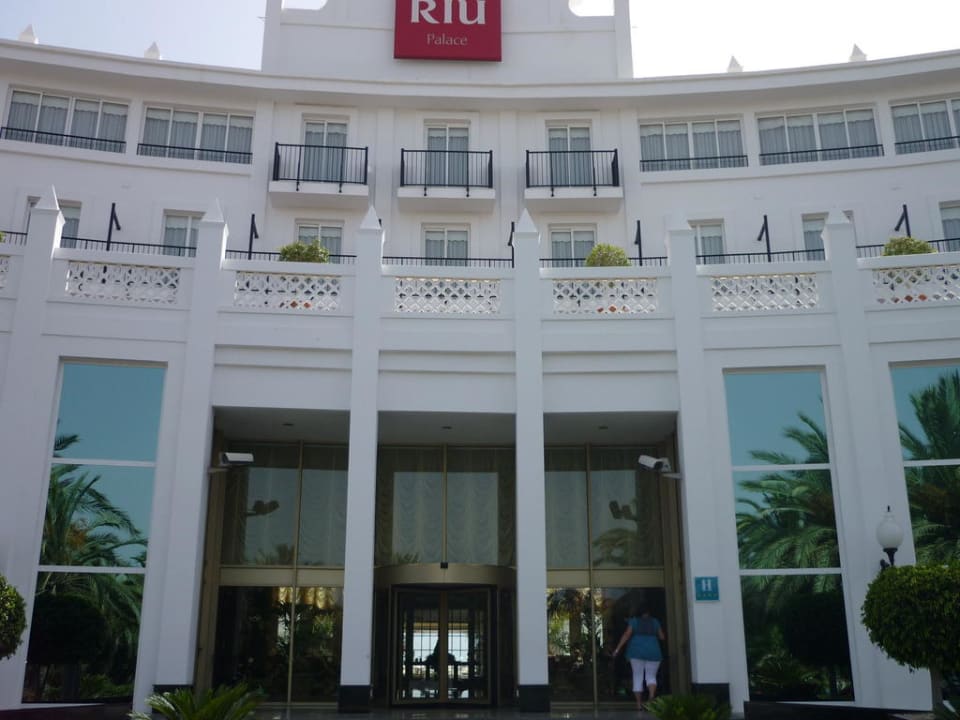 Eingang des Hotels Hotel Riu Palace Meloneras