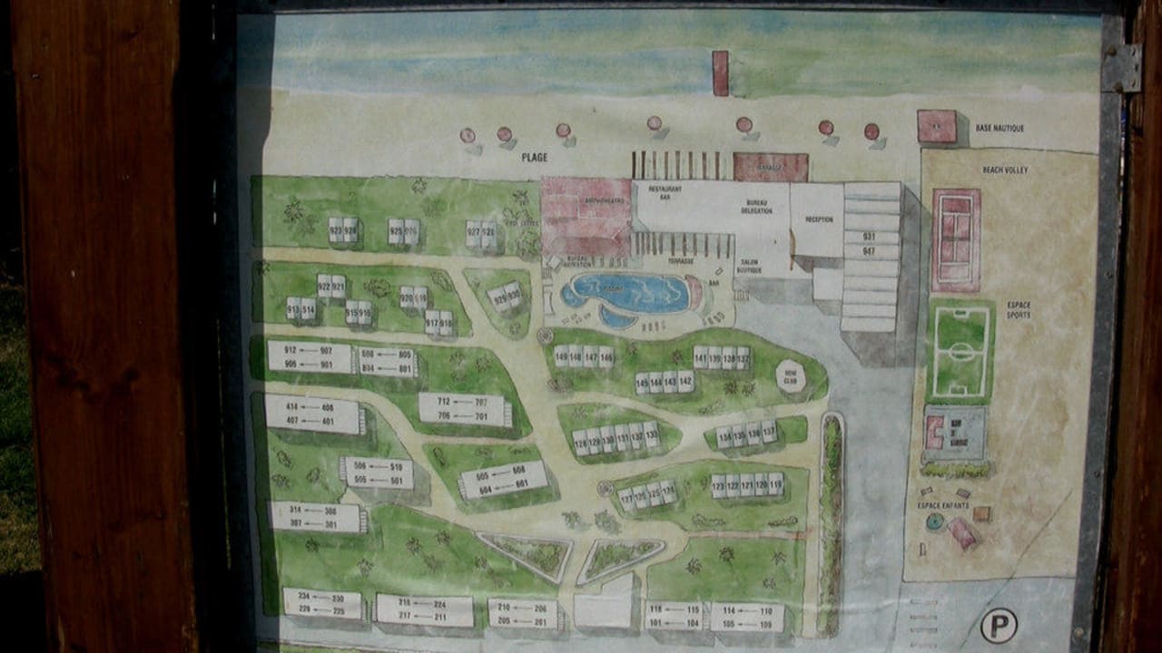 Plan der Anlage Hotel Kinetta Beach