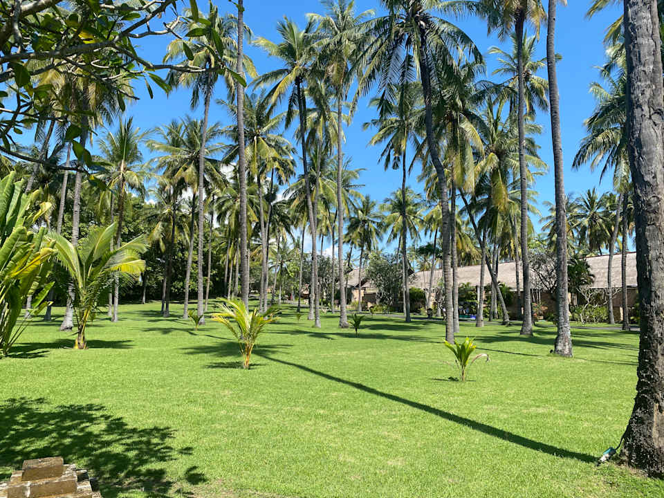 Gartenanlage The Oberoi Beach Resort, Lombok