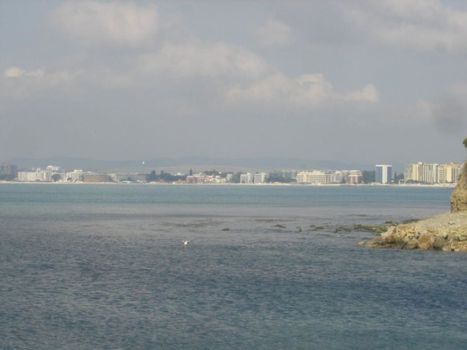 Blick zum Sonnenstrand Hotel Sineva Beach