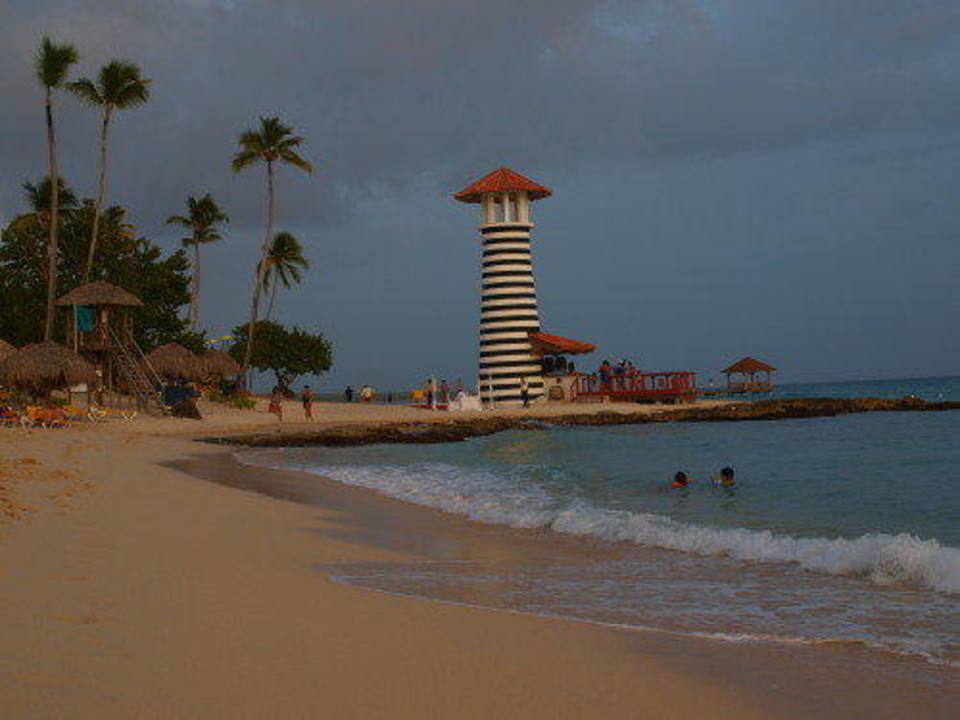 Strand in der Dämmerung Iberostar Selection Hacienda Dominicus
