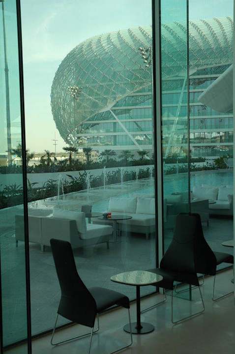 Ausblick von der Lobby W Abu Dhabi - Yas Island
