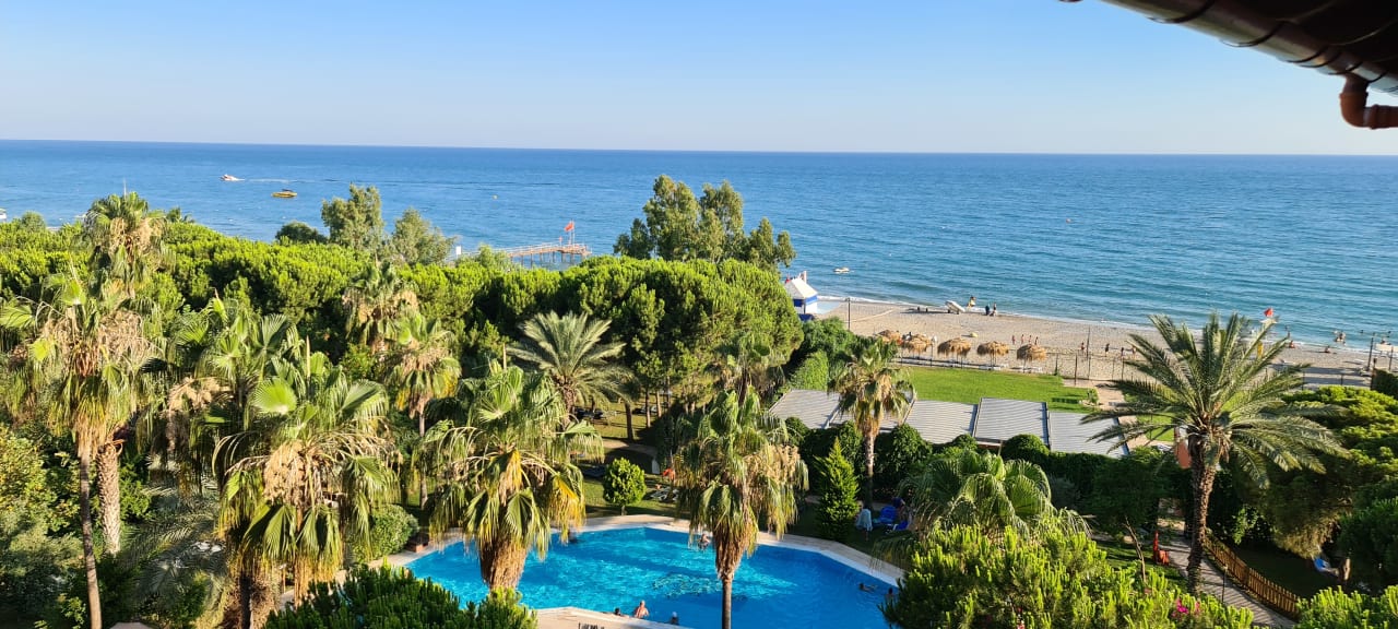 Ausblick Club Turtas Beach Hotel