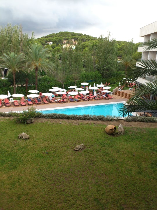 Blick vom Balkon Hotel Serrano Palace