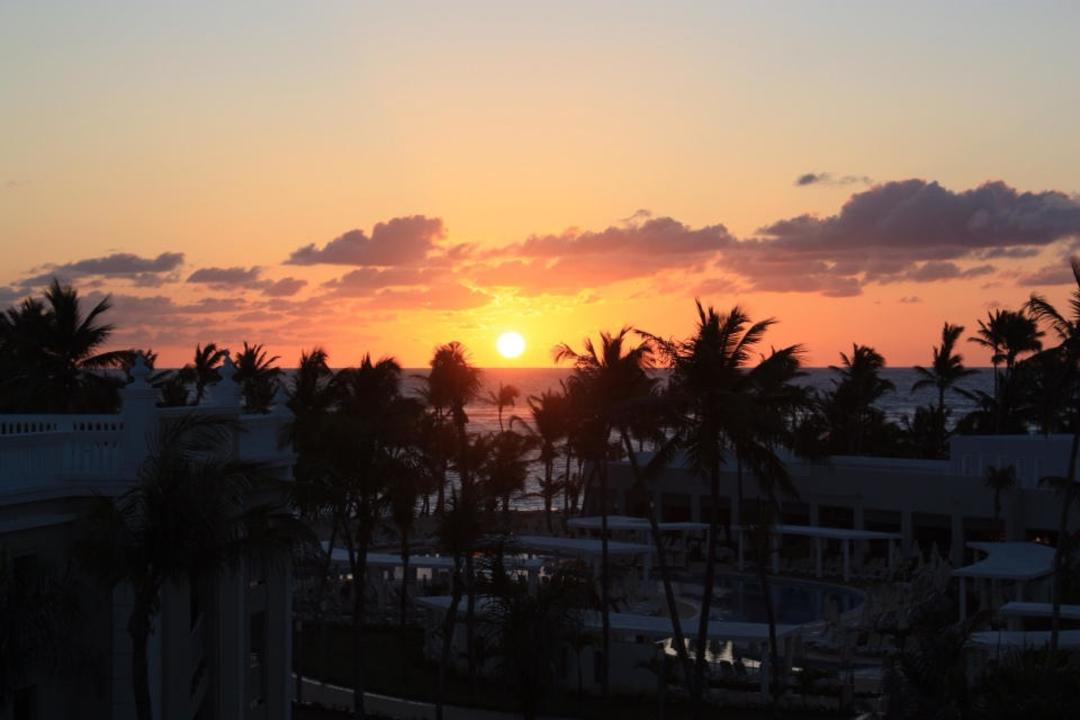 Ausblick Balkon Zimmer 3076 Hotel Riu Palace Bavaro
