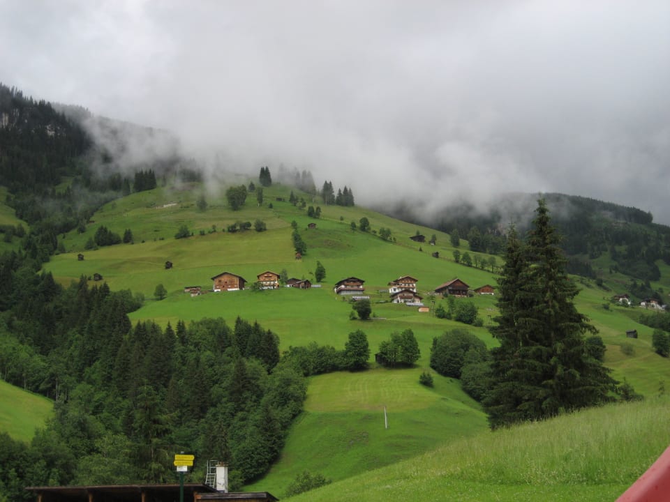Aussicht vom Spielplatz / Gastgarten Hotel Lammwirt