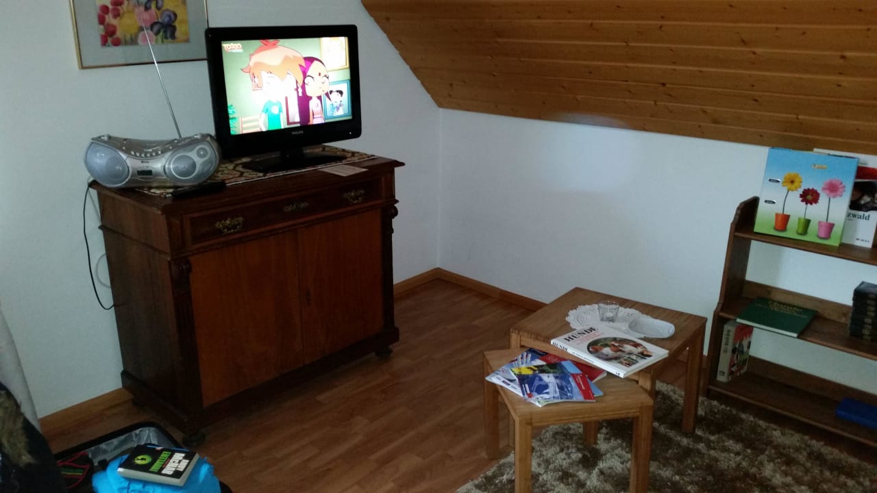 Wohnzimmer Gästehaus Hundelbach